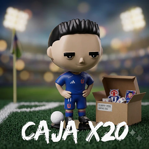 Caja Completa Figura Universidad de Chile Camiseta Titular #11 Eduardo Vargas – Edición 2026