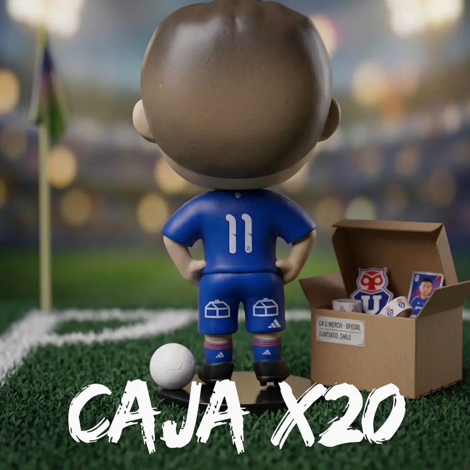 Caja Completa Figura Universidad de Chile Camiseta Titular #11 Eduardo Vargas – Edición 2026 2