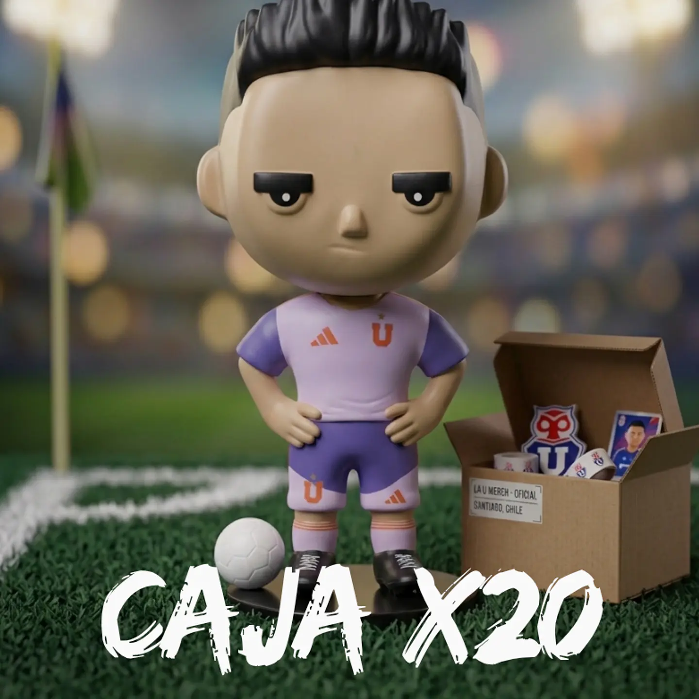Caja Completa Figura Universidad de Chile Camiseta Entrenamiento – Edición 2026 1