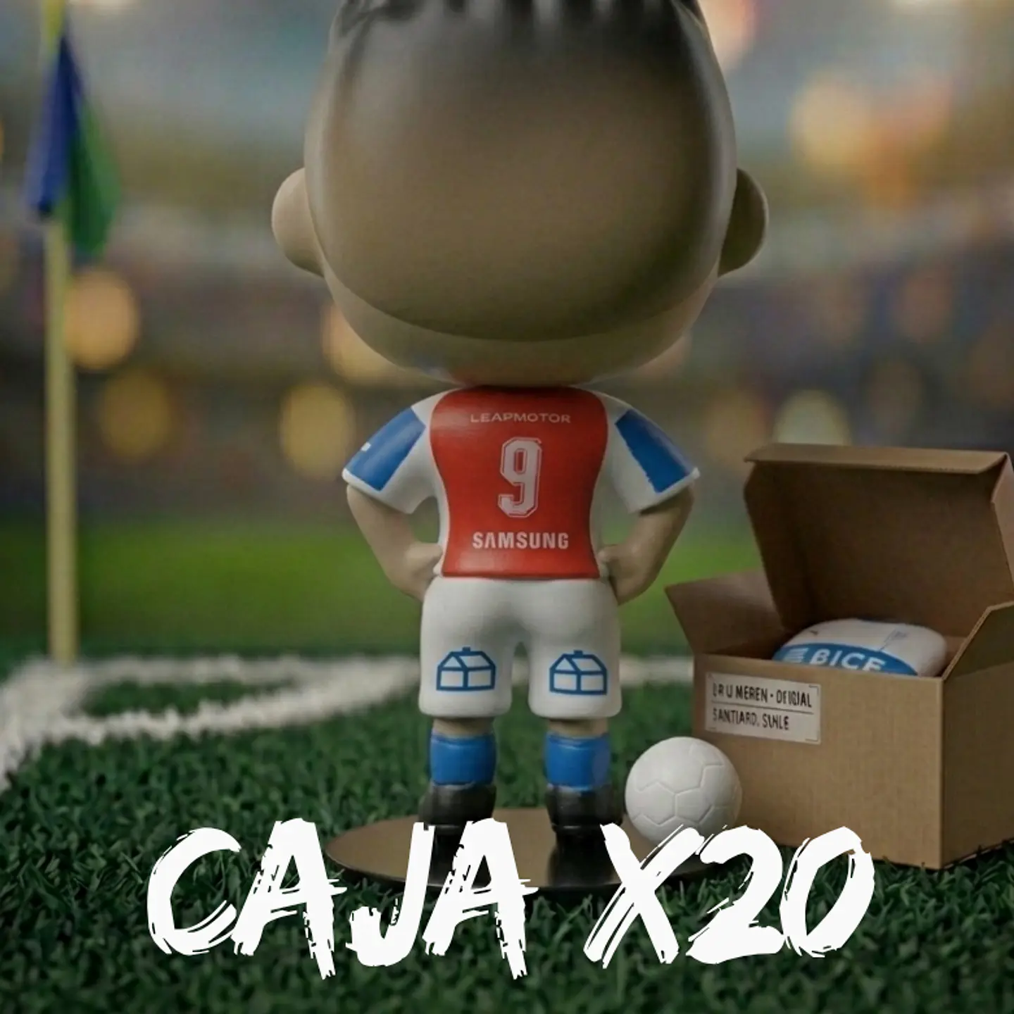 Caja Completa Figura Universidad Católica Camiseta Reserva #9 Fernando Zampedri – Edición 2026 2