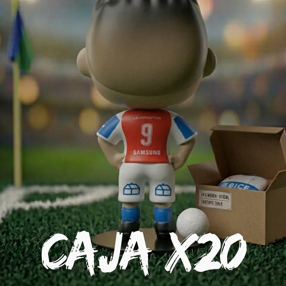 Caja Completa Figura Universidad Católica Camiseta Reserva #9 Fernando Zampedri – Edición 2026 2