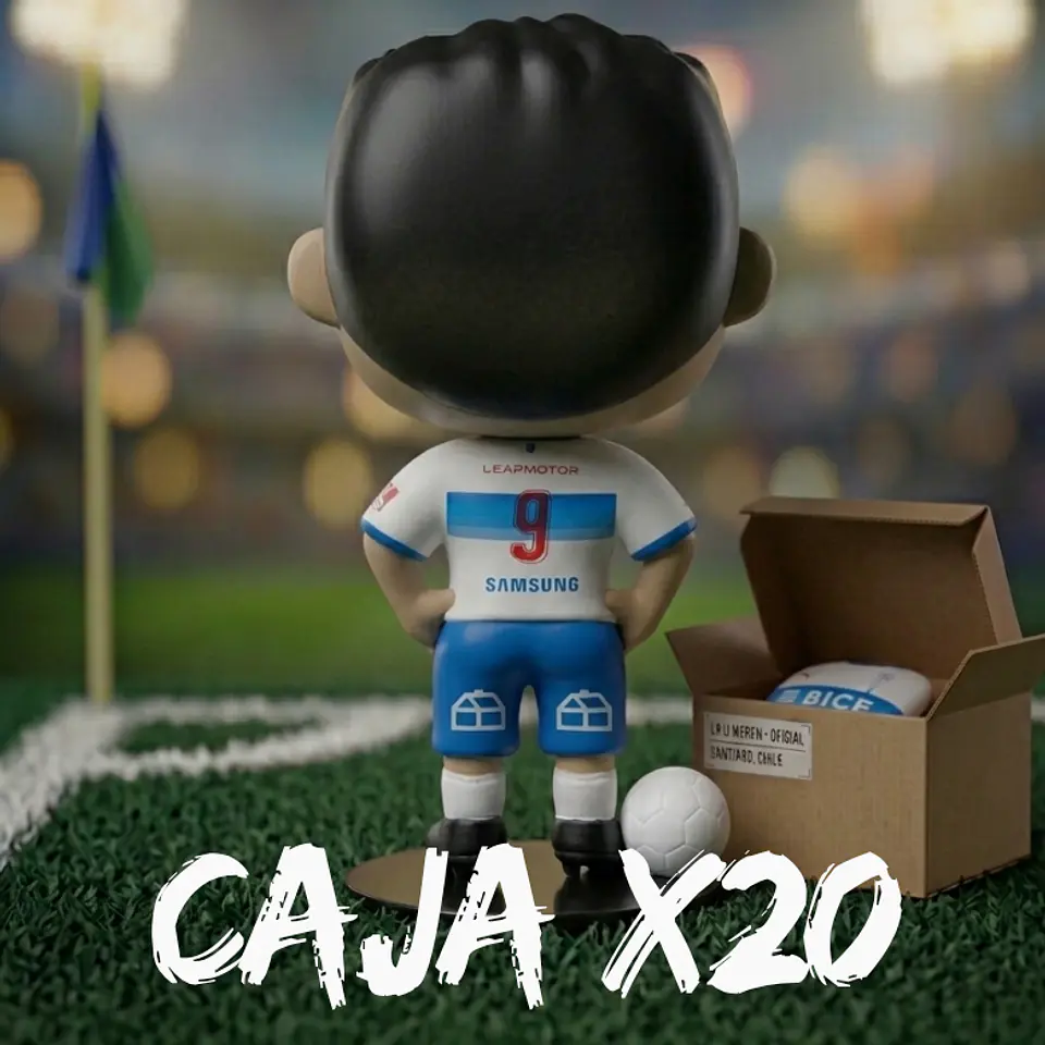 Caja Completa Figura Universidad Católica Camiseta Titular #9 Fernando Zampedri – Edición 2026 2