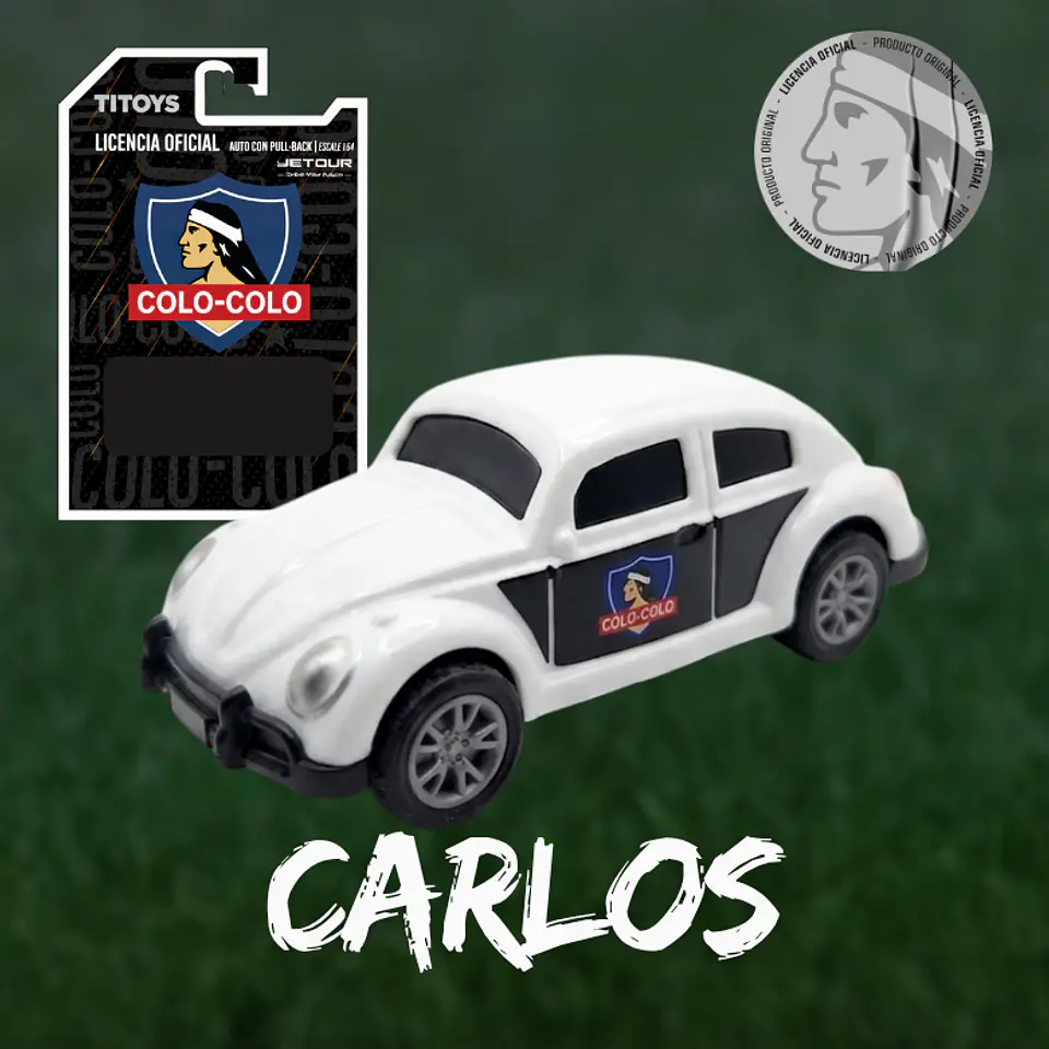 CAJA COMPLETA - Auto de Juguete Colo-Colo Escala 1:64 – Licencia Oficial | Coleccionable para Hinchas y Niños 3