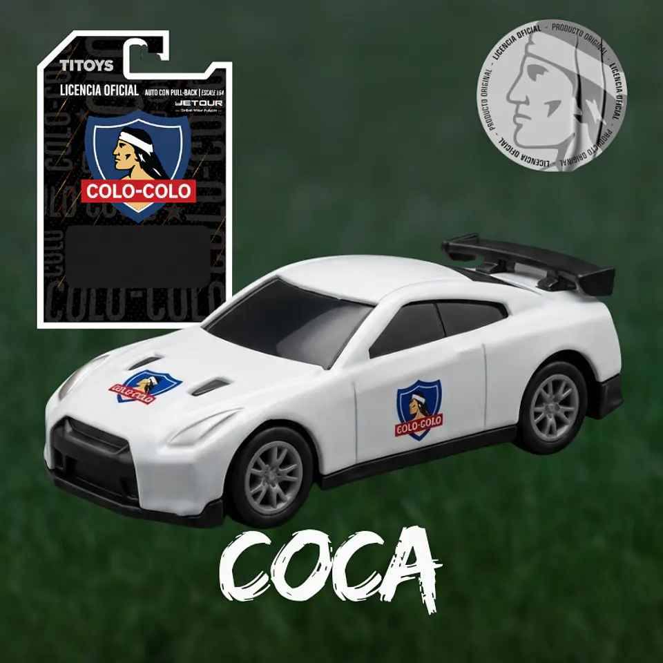CAJA COMPLETA - Auto de Juguete Colo-Colo Escala 1:64 – Licencia Oficial | Coleccionable para Hinchas y Niños 6