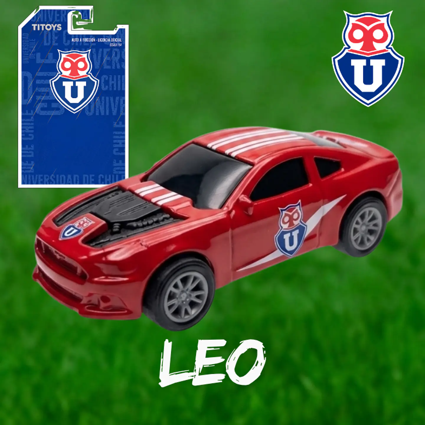 CAJA COMPLETA - Auto de Juguete Universidad de Chile Escala 1:64 – Licencia Oficial | Coleccionable para Hinchas y Niños 8