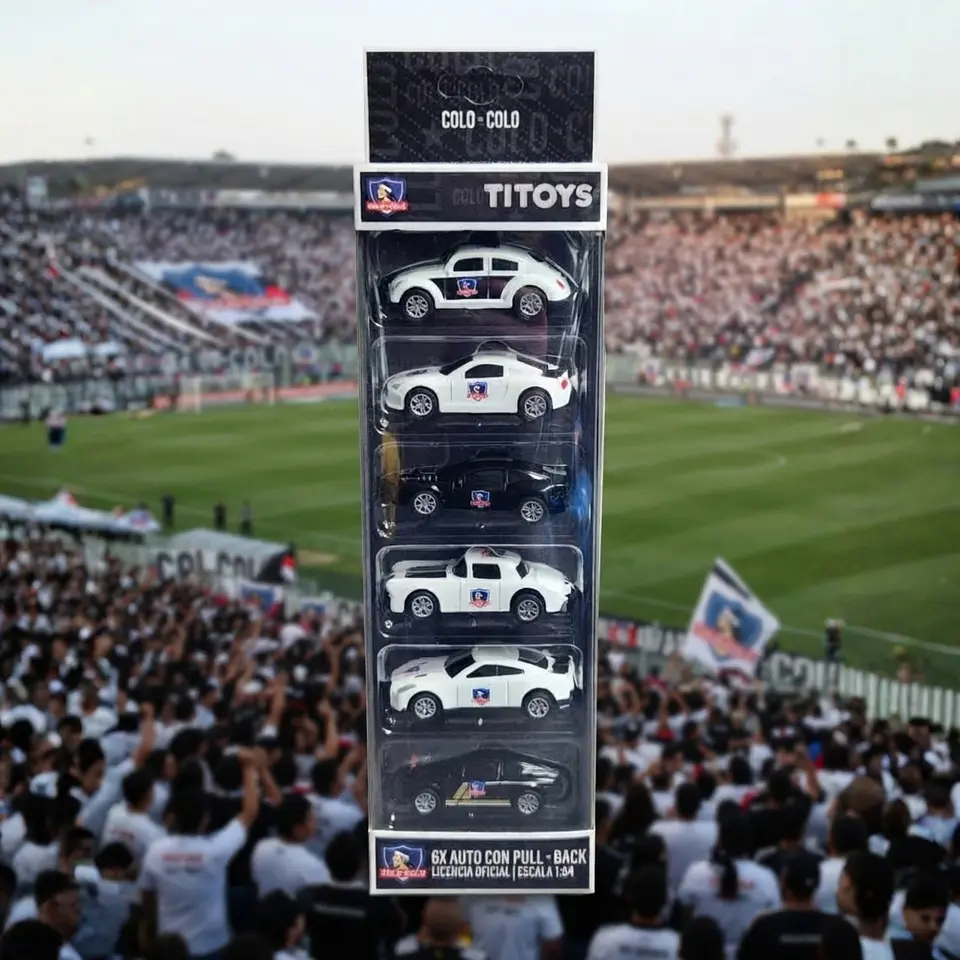 Set 6 Autos de Colección Colo-Colo Escala 1:64 1
