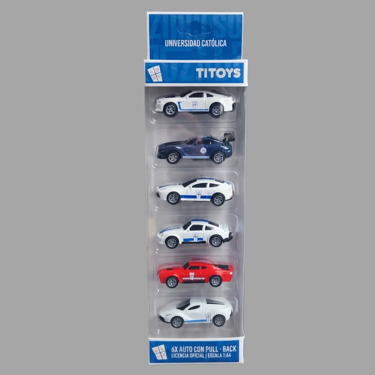 Set 6 Autos de Colección Universidad Católica Escala 1:64 3