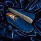 Alpargatas de Hombre en piel - Color azul marino - Miniatura 3