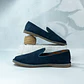 Alpargatas de Hombre en piel - Color azul marino - Miniatura 2