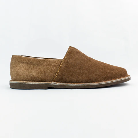 Men's Stitcher-style espadrilles - Caramel color
