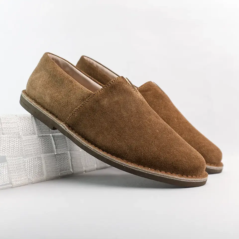 Men's Stitcher-style espadrilles - Caramel color 2