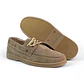 Kintyre Apache shoes in split leather - Beige color - thumbnail 2