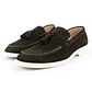 Mocasines para hombre en cuero carnaza - TARTÁN - Color verde - Miniatura 3