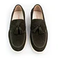 Mocasines para hombre en cuero carnaza - TARTÁN - Color verde - Miniatura 4