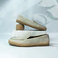 Men's espadrilles in vanilla-colored leather - CELT - thumbnail 3