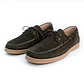 Zapatos apache Kintyre en cuero carnaza - Color verde oliva - Miniatura 2
