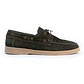 Zapatos apache Kintyre en cuero carnaza - Color verde oliva - Miniatura 1