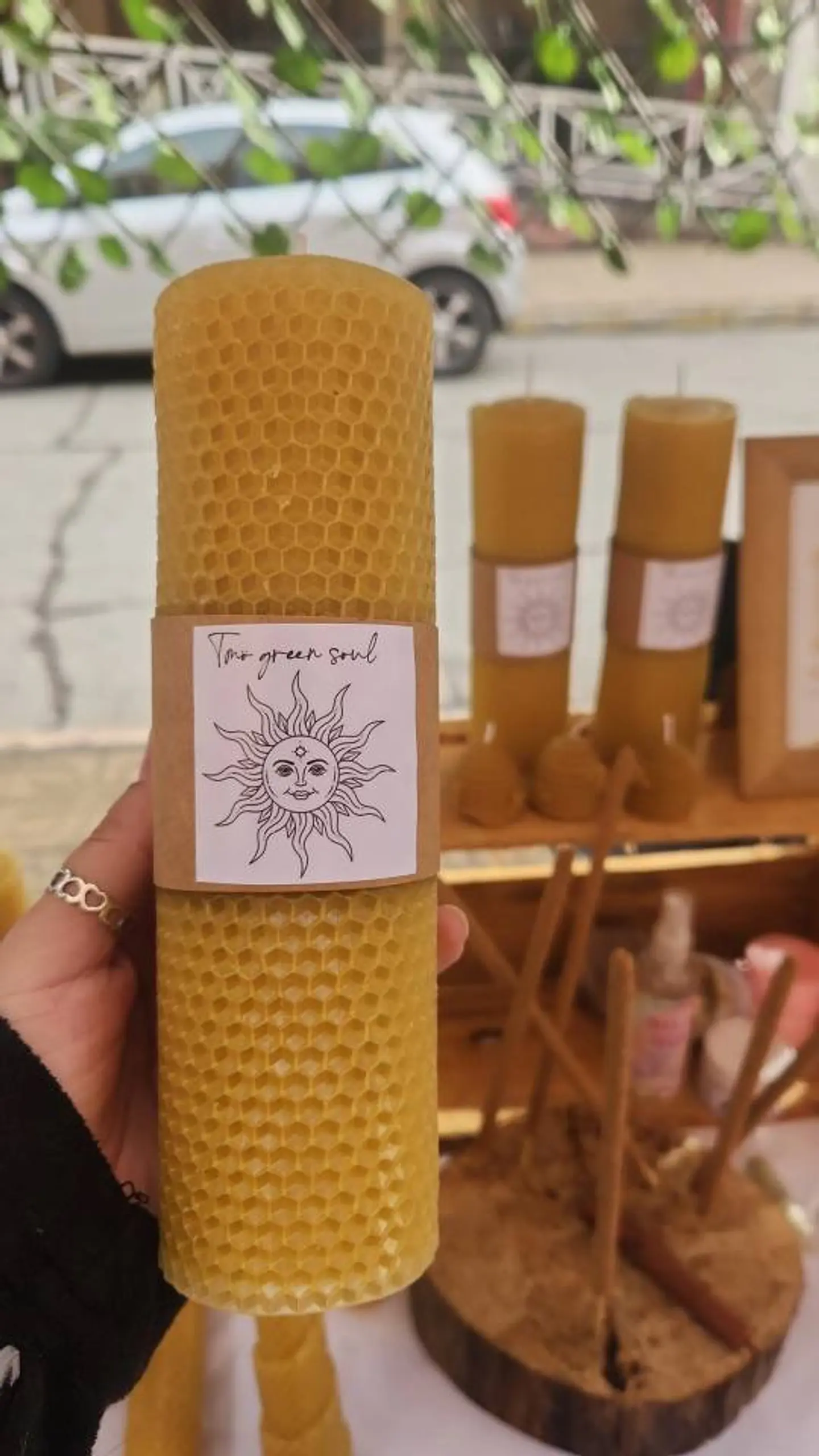Sirio - cera de abejas, palo santo & canela 1