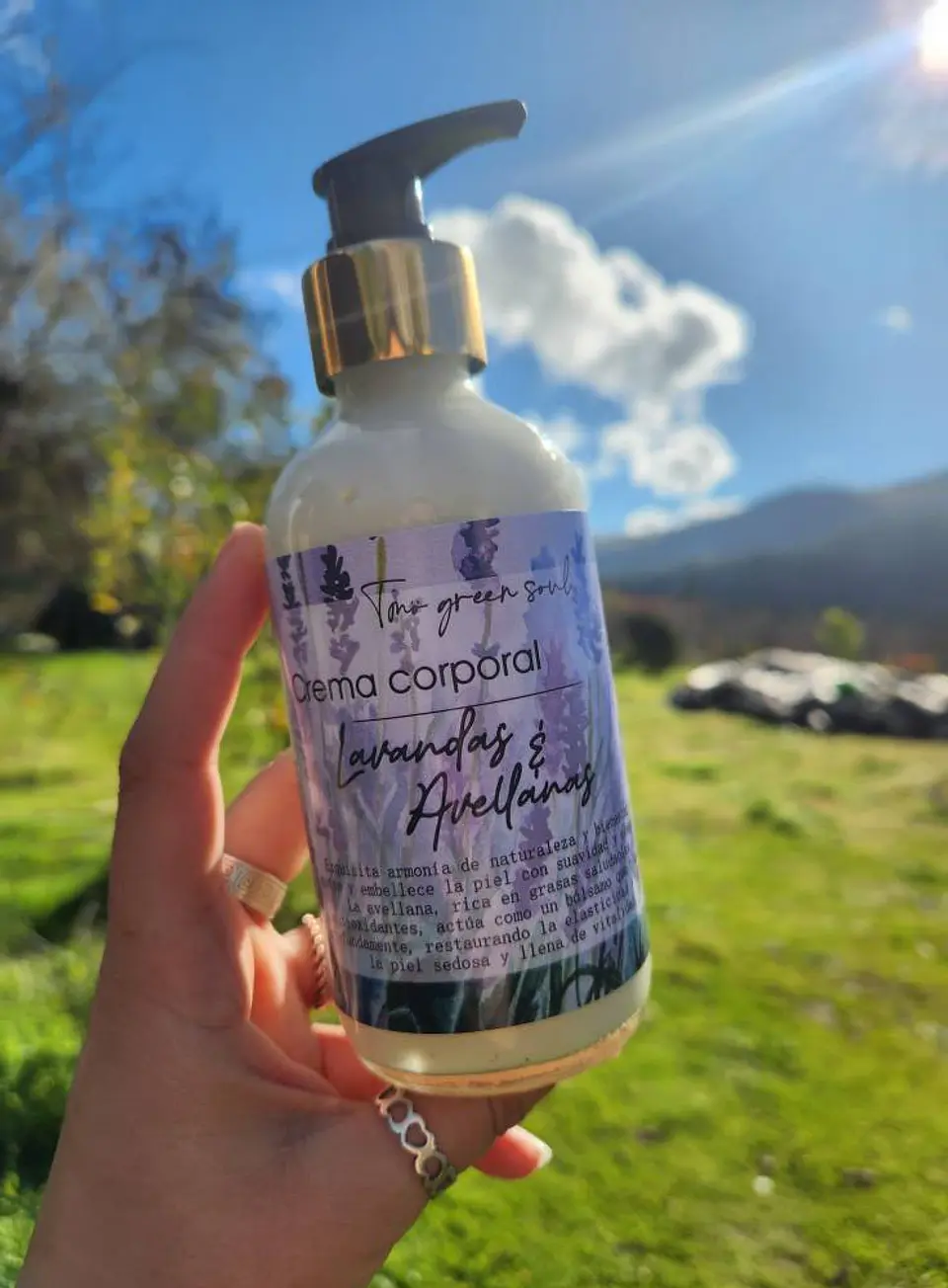 Crema corporal {Lavanda & Avellanas} 300gr 1
