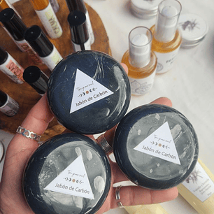 Jabón {anti-acné} menta & carbón