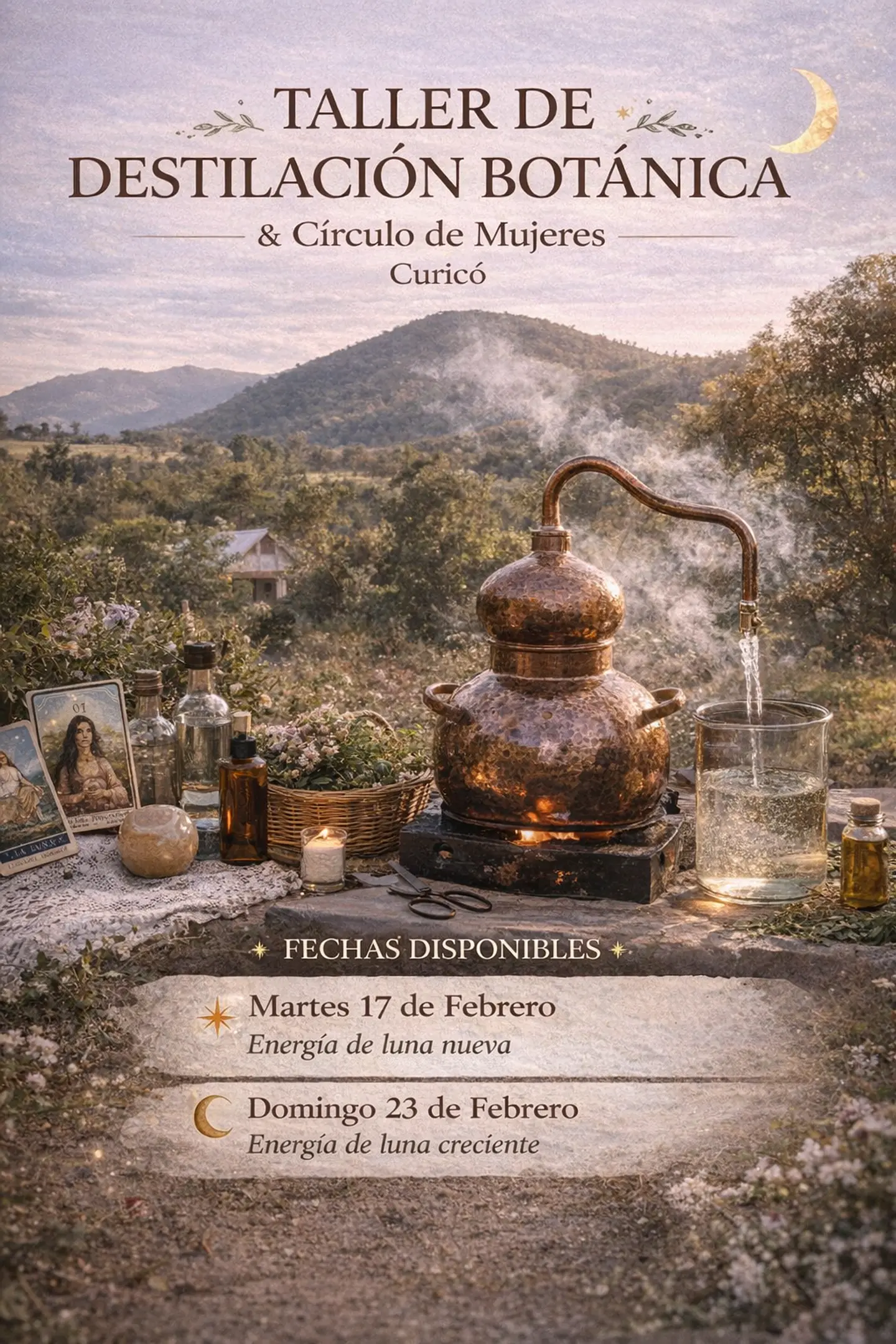 DESTILACIÓN BOTÁNICA · ALQUIMIA · AUTOCUIDADO 1