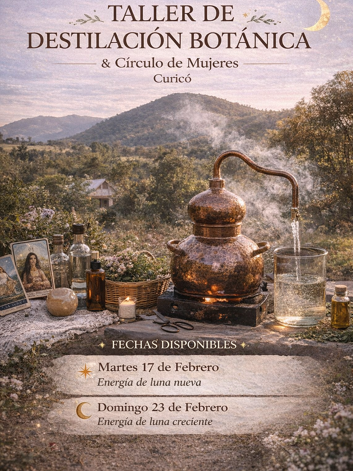 DESTILACIÓN BOTÁNICA · ALQUIMIA · AUTOCUIDADO 1