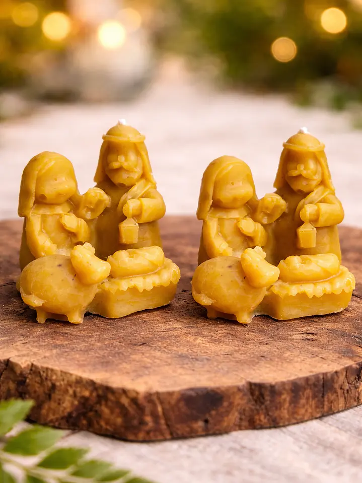 Vela pesebre familia 🍯  1