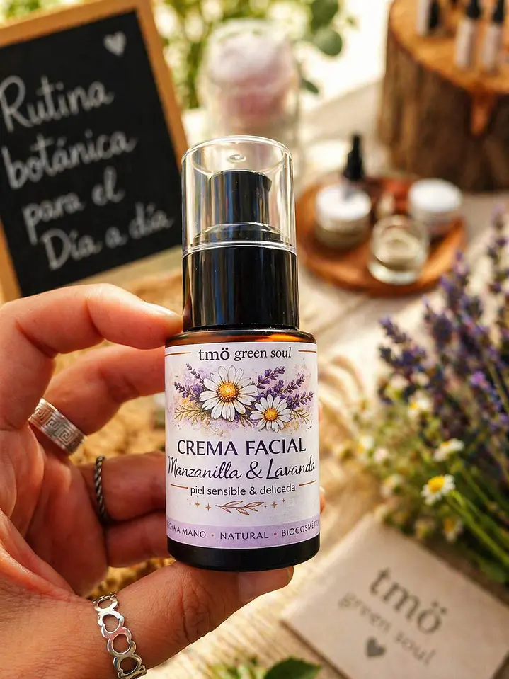 Crema facial Lavanda y Manzanilla piel sensible 30mL 1