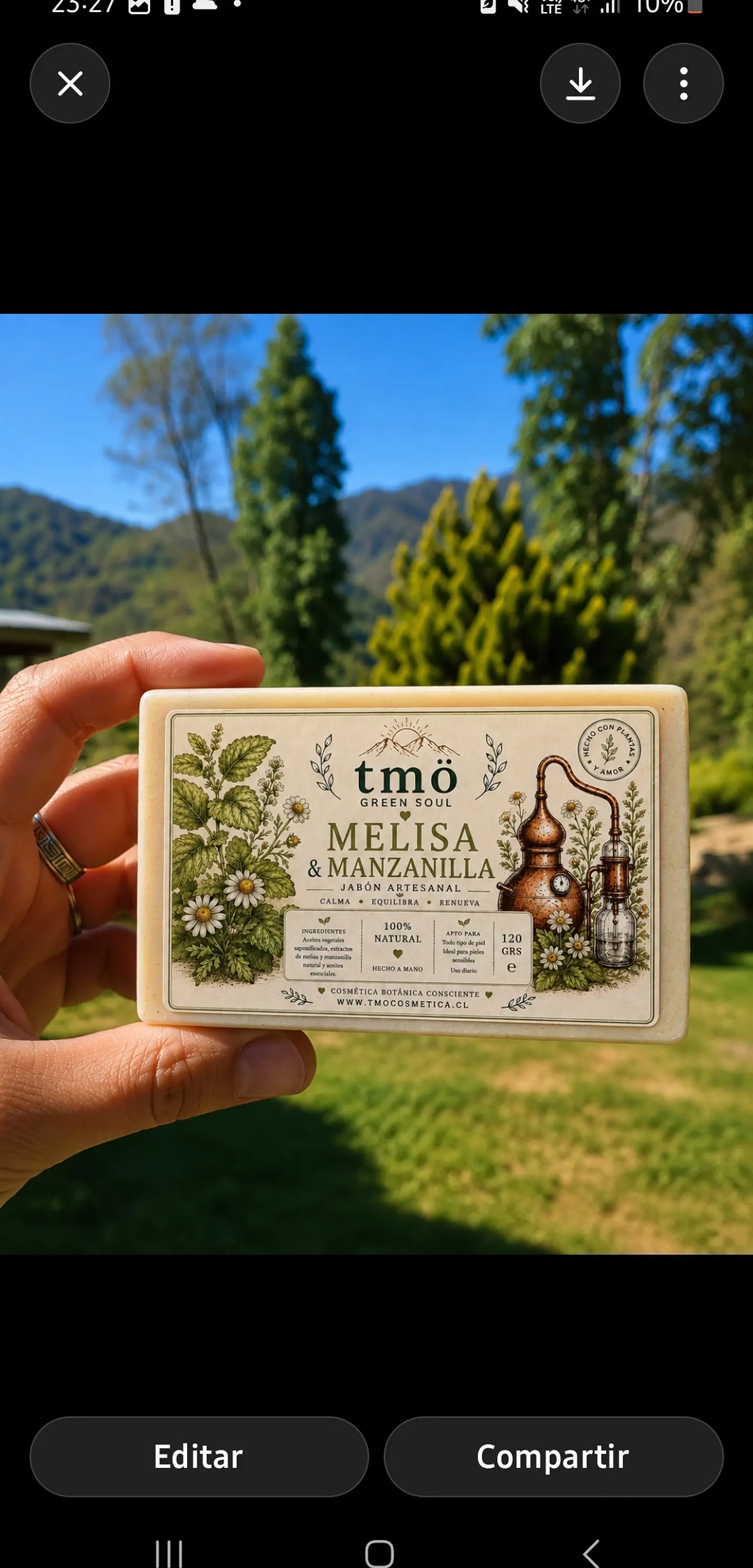 Jabón Melisa & Manzanilla 250gr 1