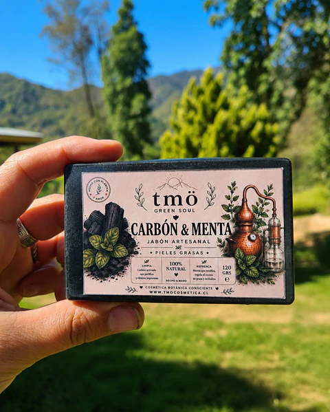 Jabón {anti-acné} menta & carbón