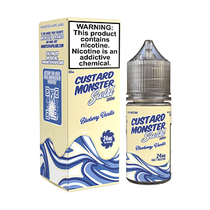 CUSTARD MONSTER SWIRL EDITION BLUEBERRY VAINILLA SALT 30 ML 24 MG