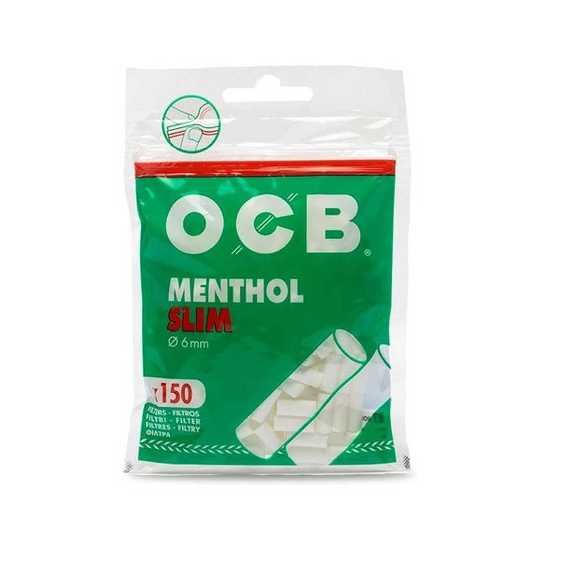 FILTRO OCB MENTOLADO SLIM 150 UNID 1