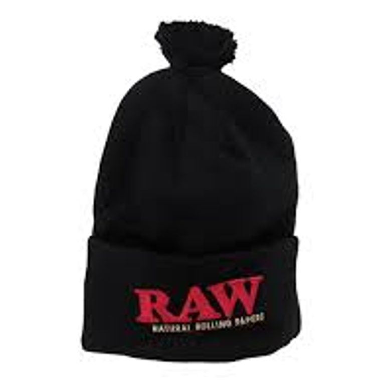 GORRO DE LANA RAW NEGRO 1