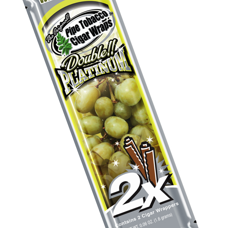 BLUNT WRAP PLATINIUM X2 WHITE GRAPE 1