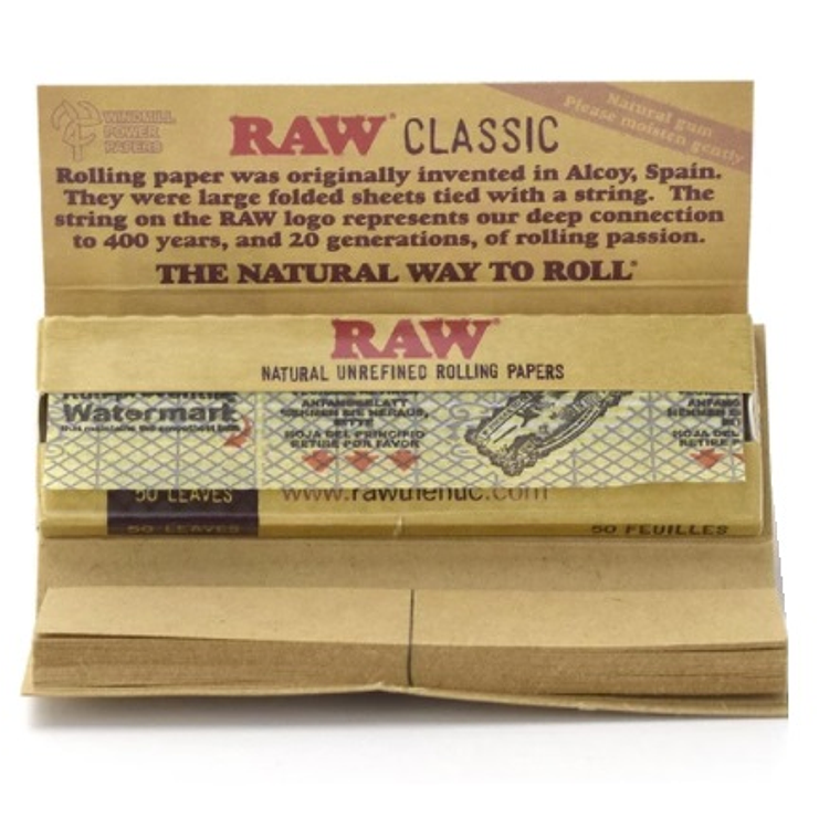 PAPELILLOS RAW CLASSIC CONNOISEUR 1 1/4 + TIPS 50 UNID 1