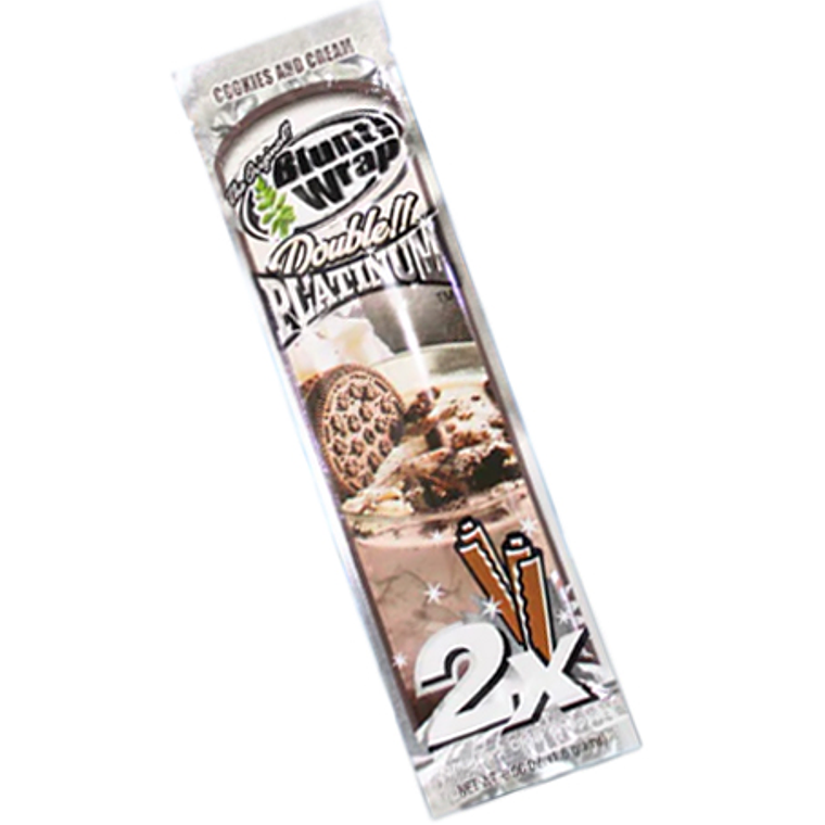 BLUNT WRAP PLATINIUM X2 SABOR COOKIES AND CREAM 1