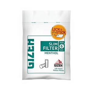 FILTRO GIZEH MENTOLADO SLIM 120 UNID