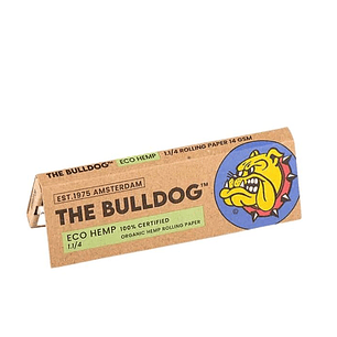 PAPELILLOS THE BULLDOG AMSTERDAM ECO HEMP CANAMO ORGANICO 1 1/4 24 UNID