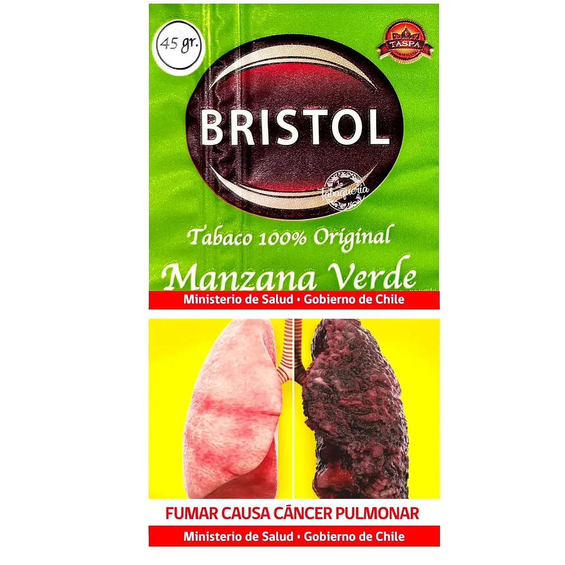 TABACO MANZANA VERDE BRISTOL 45G 1