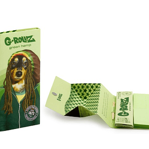 PAPELILLOS G ROLLZ KING SIZE + TIP + TRAY BASKET ORGANIC HEMP