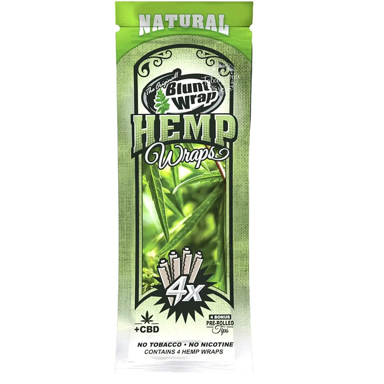 BLUNT HEMP WRAP X4 SABOR NATURAL 1