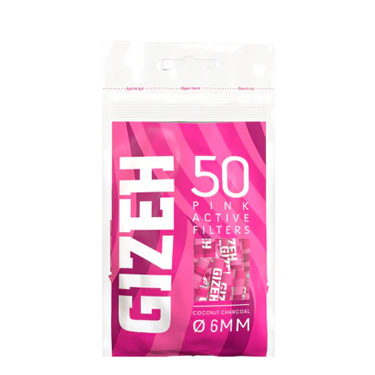 FILTRO ACTIVE FILTER GIZEH PINK BOLSA 50 FILTROS 1