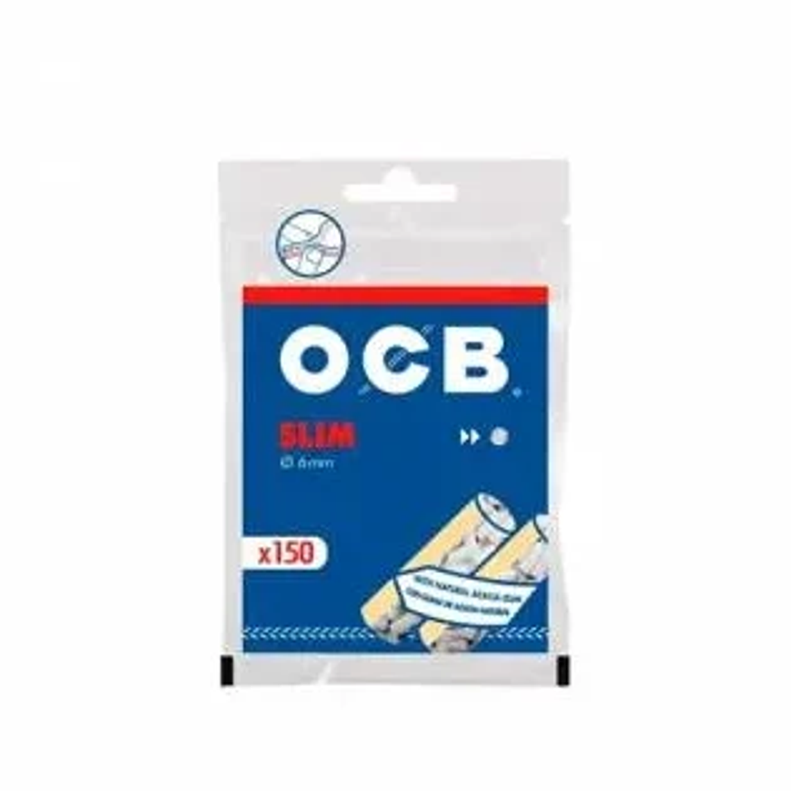 FILTRO OCB ENGOMADO SLIM 150 UNID 1