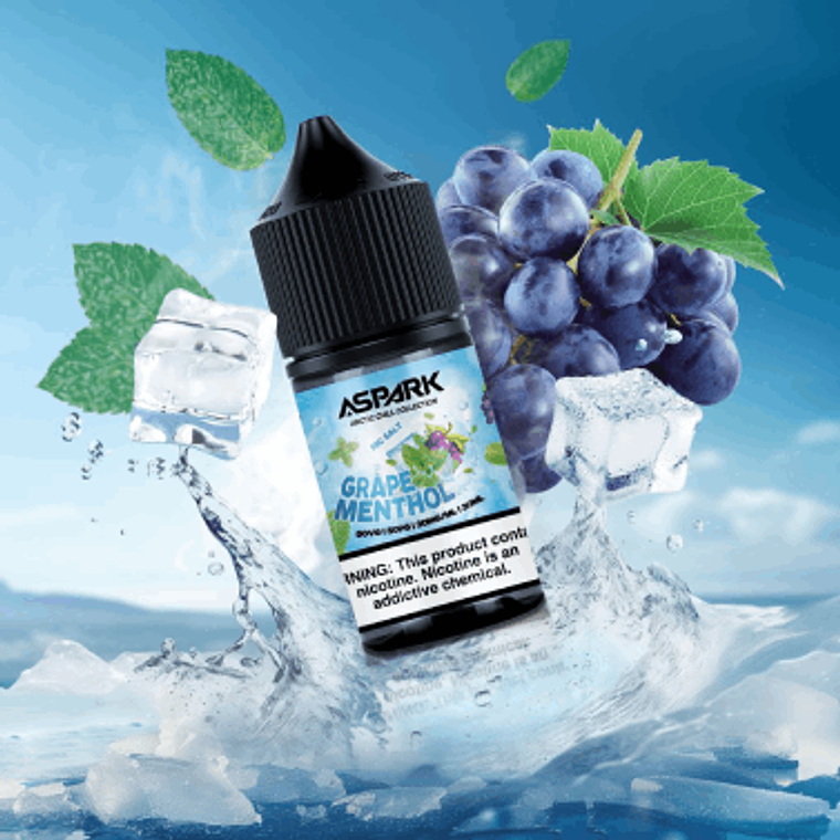 NIC SALT ASPARK ARCTIC CHILL GRAPE MENTHOL 30 ML 30 MG 1