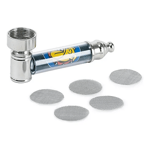 PIPA METALICA THE BULLDOG CON REJILLA