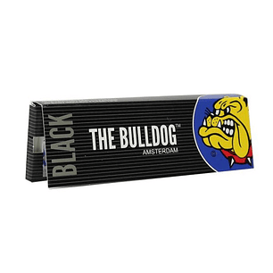 PAPELILLOS THE BULLDOG NEGRO 1 1/4 + TIPS 40 UNID