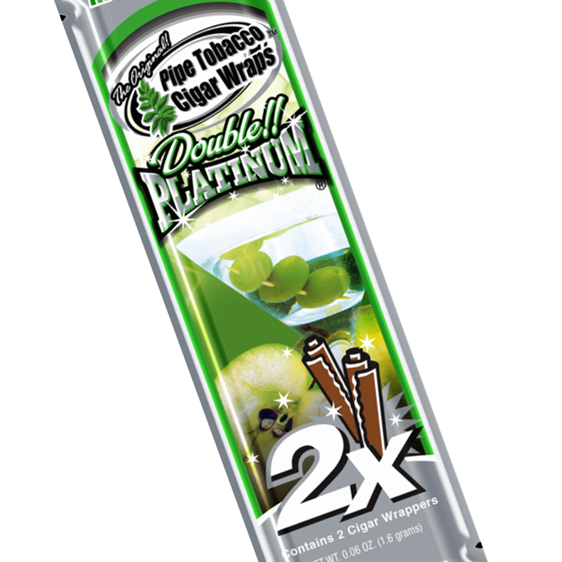 BLUNT WRAP PLATINIUM X2 SABOR APPLE MARTINI 1