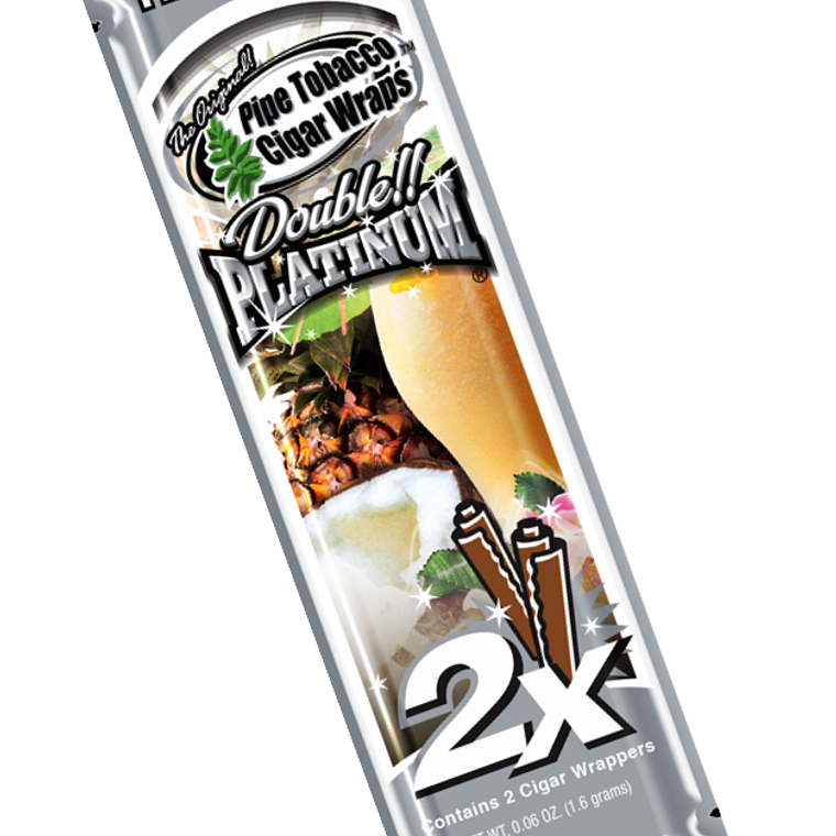BLUNT WRAP PLATINIUM X2 SABOR PIÑA COLADA 1