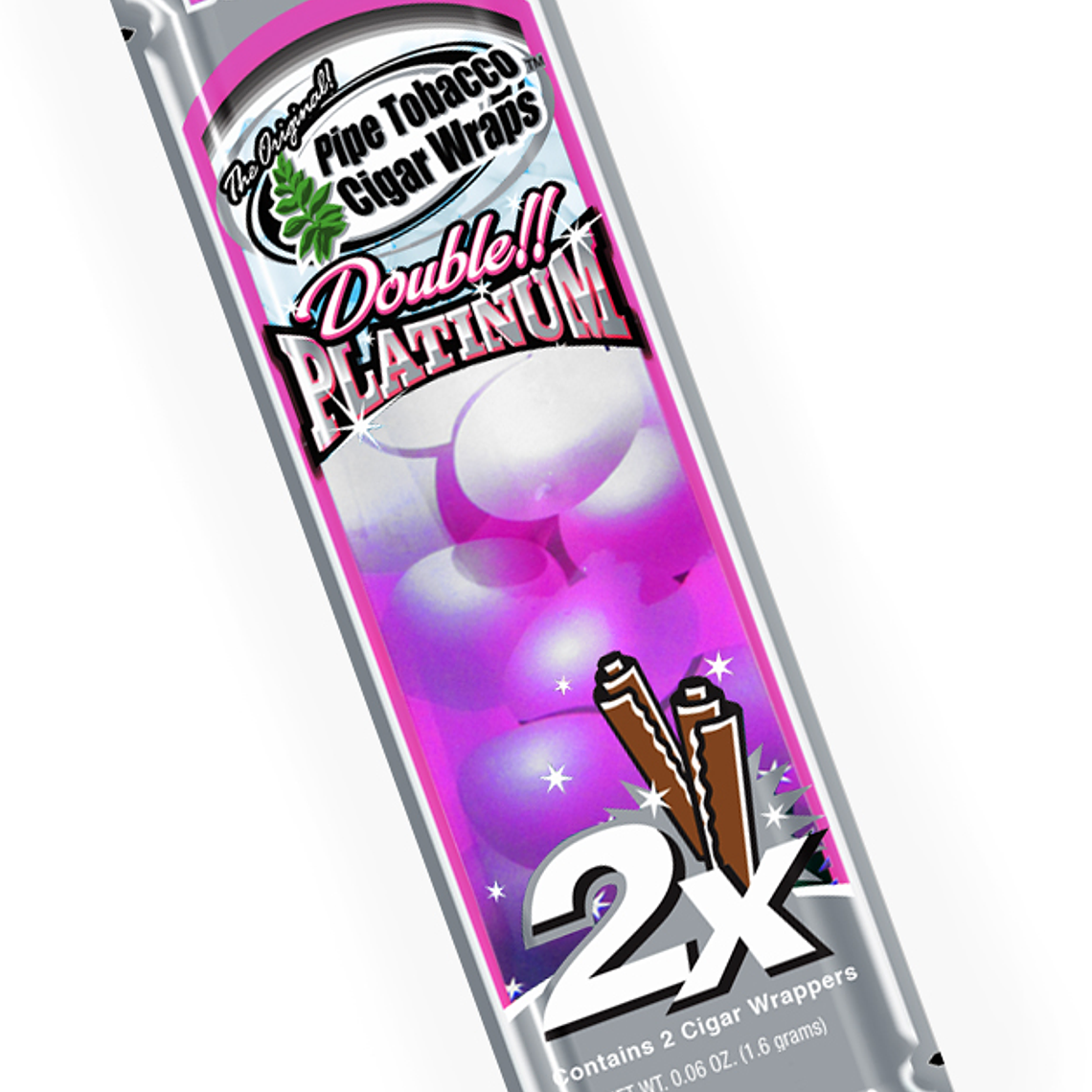 BLUNT WRAP PLATINIUM X2 SABOR BUBBLE GUM 1