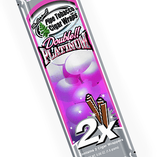 BLUNT WRAP PLATINIUM X2 SABOR BUBBLE GUM